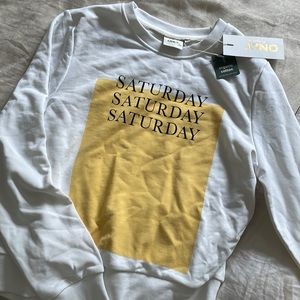 “Saturday” sweatshirt